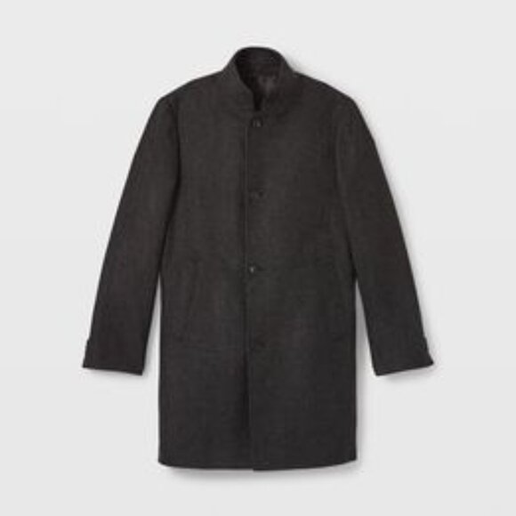Club Monaco Other - Club Monaco Loukas Herringbone Manteaux Black Mix/Noir Wool Coat - Men's, NWT